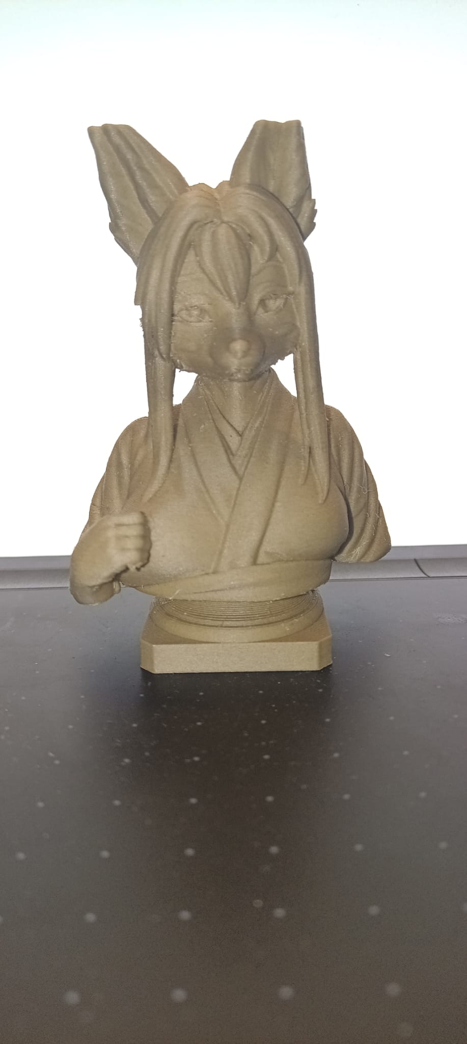 Holzbüste des Beispielmotivs
