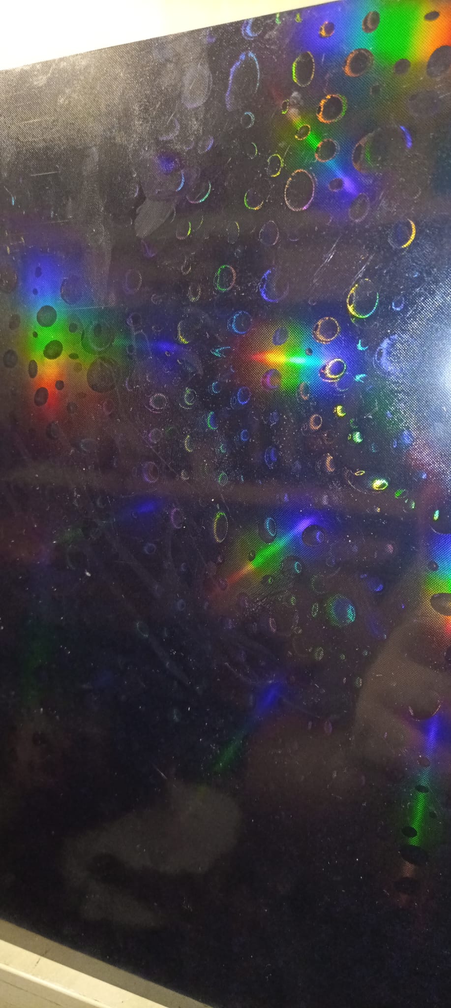 Holografische Druckplatte mit Kreis-Motiv