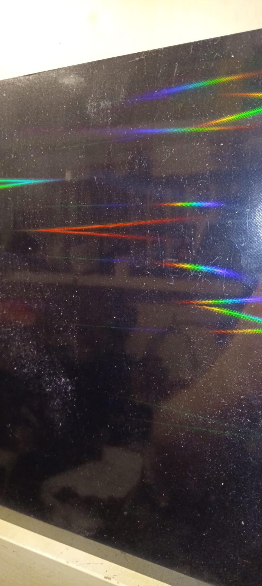 Holografische Druckplatte mit Lichtlinien-Motiv