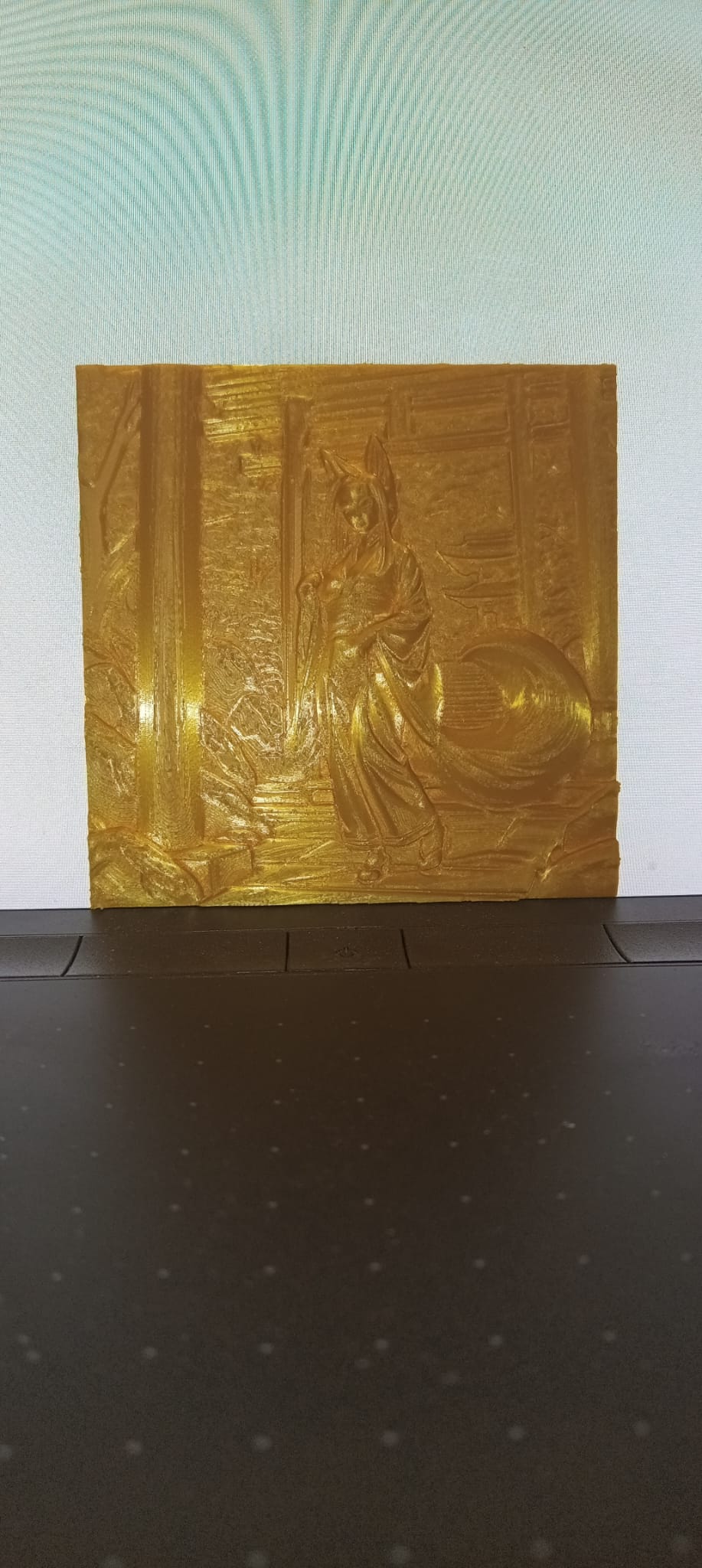 Relief in PLA Silk Gold