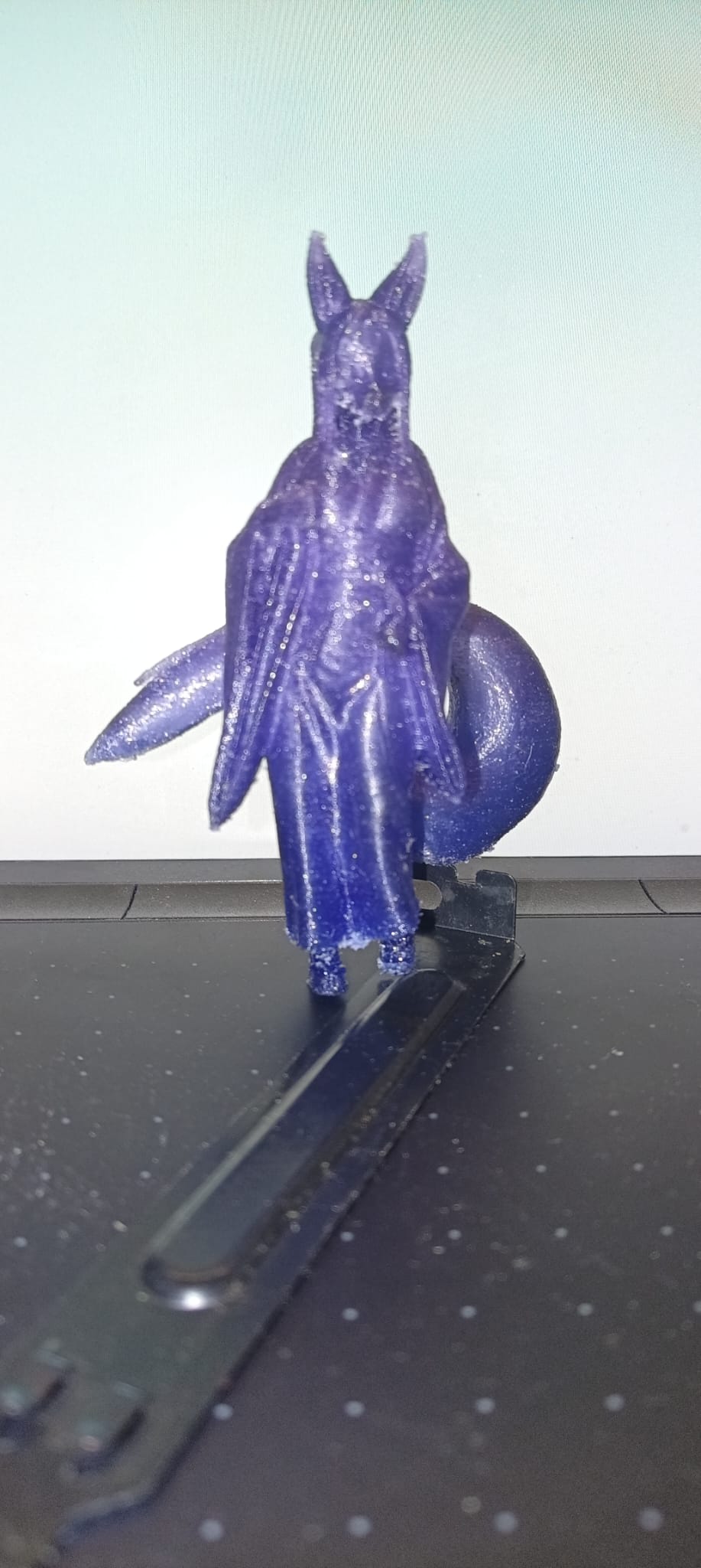 Statuette in Galactic Violet Blue